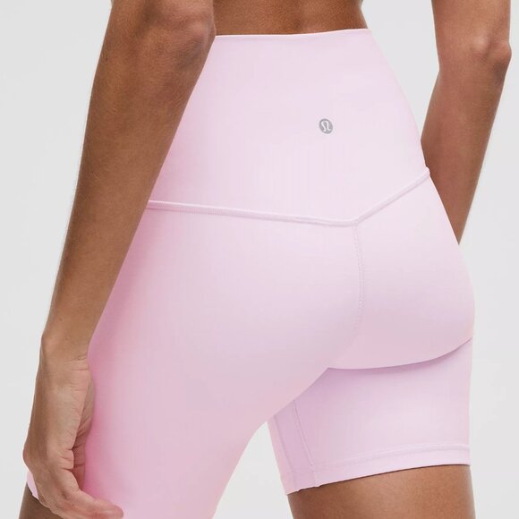 Lululemon Align™ High-Rise Short 6" in Pink Organza Size 6 BNWT - Picture 5 of 5